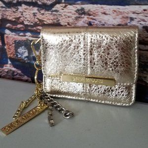 Gold 4 Compartment Charms Clutch